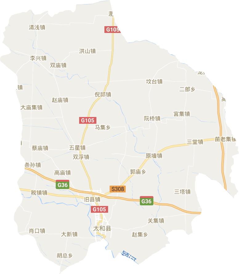 🌟重磅揭晓，安徽省太和县最新地图发布🗺️