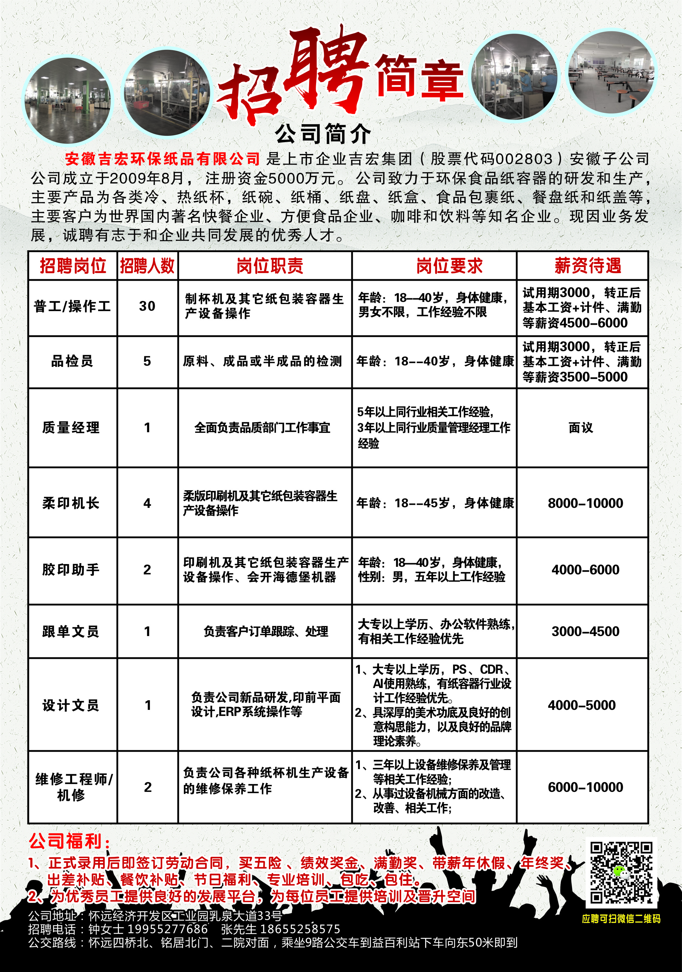 最新丝印操作工招聘启事
