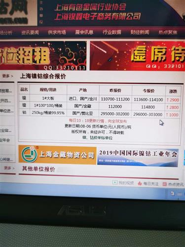 今日钴价走势，科技之光引领未来，钴元素引领新生活潮流